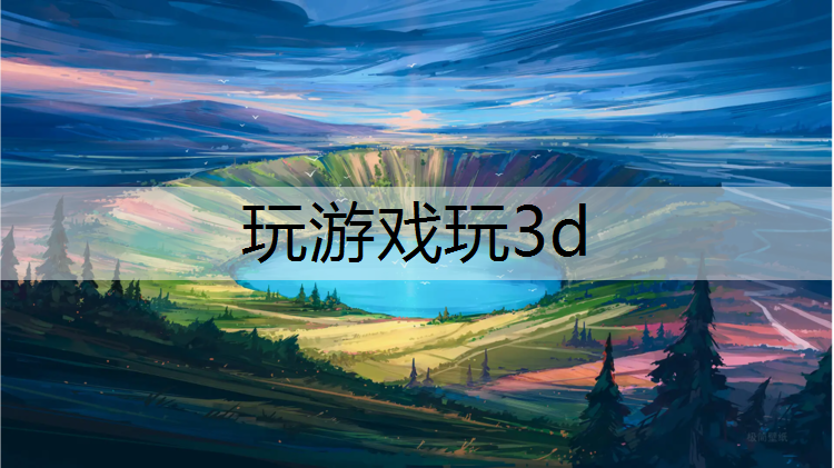 玩游戏玩3d